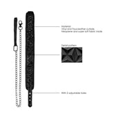 Ouch Luxury Collar With Leash - Adult Planet - Online Sex Toys Shop UK